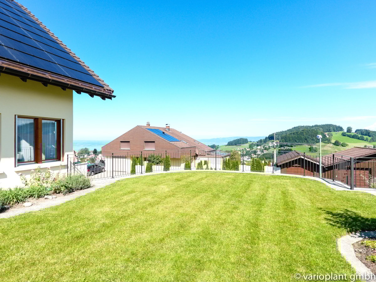 Der Garten von oben