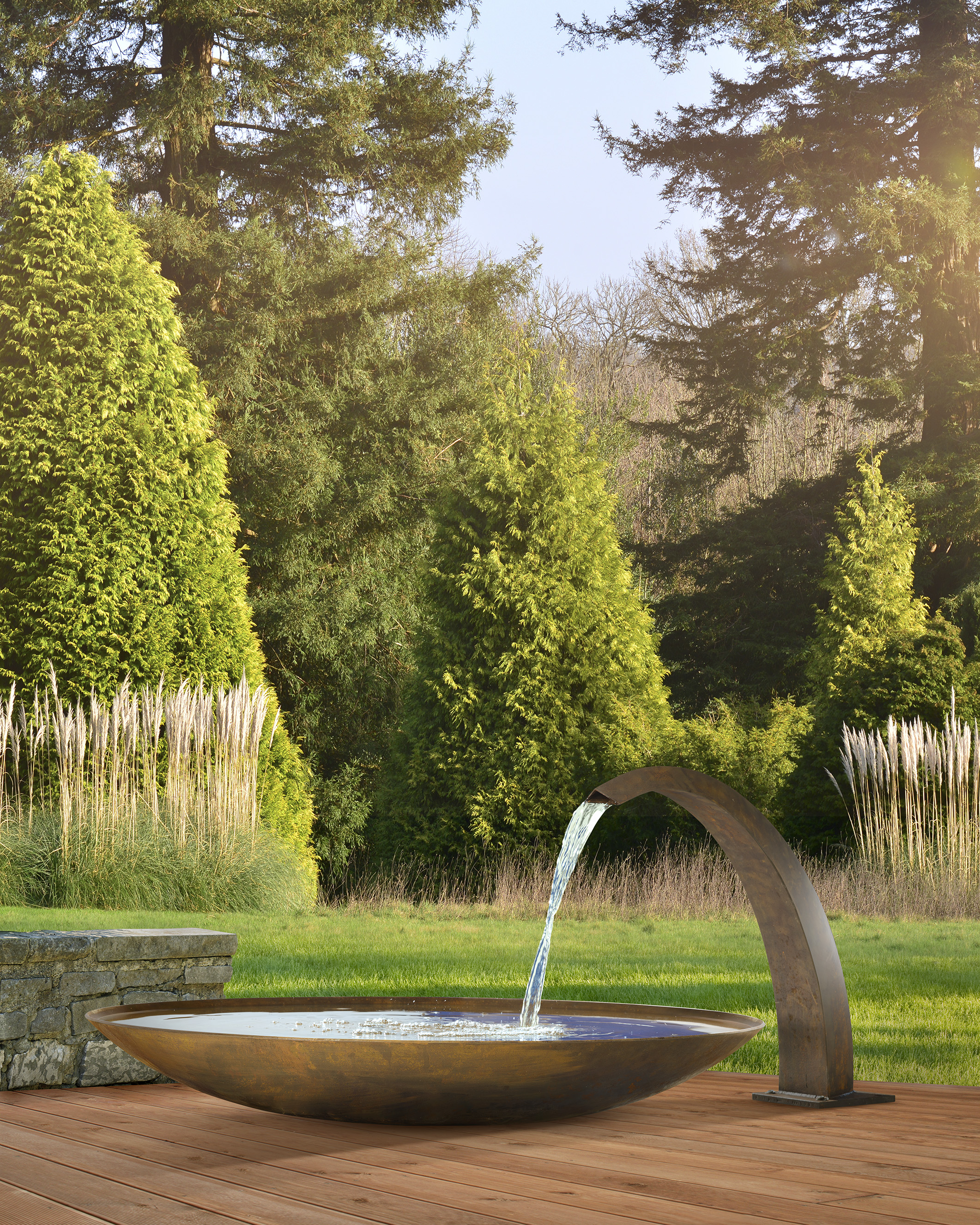 Brunnen, Gartenlaube und Co.