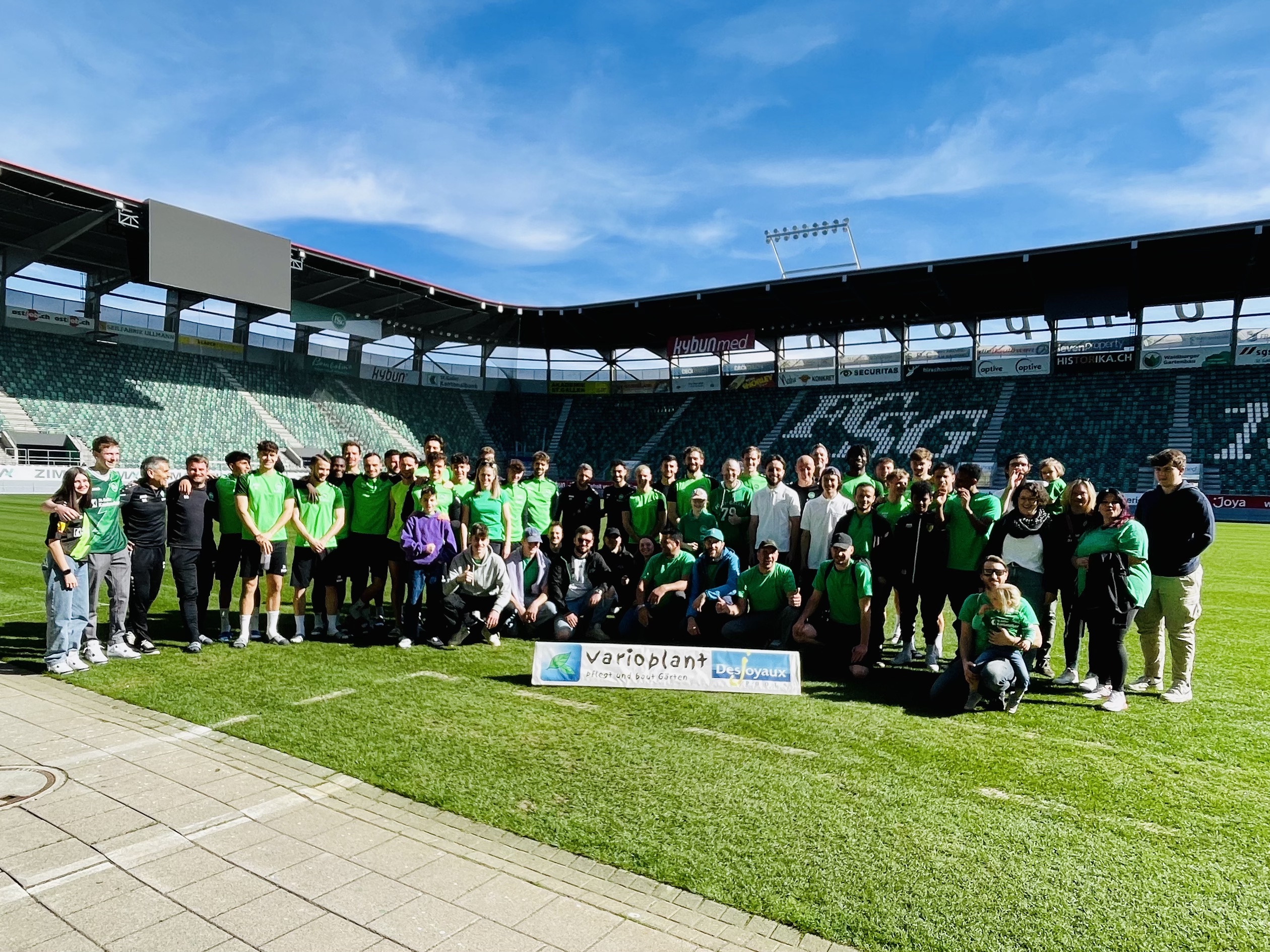 TEAM-Event beim FCSG 💚🤍💚