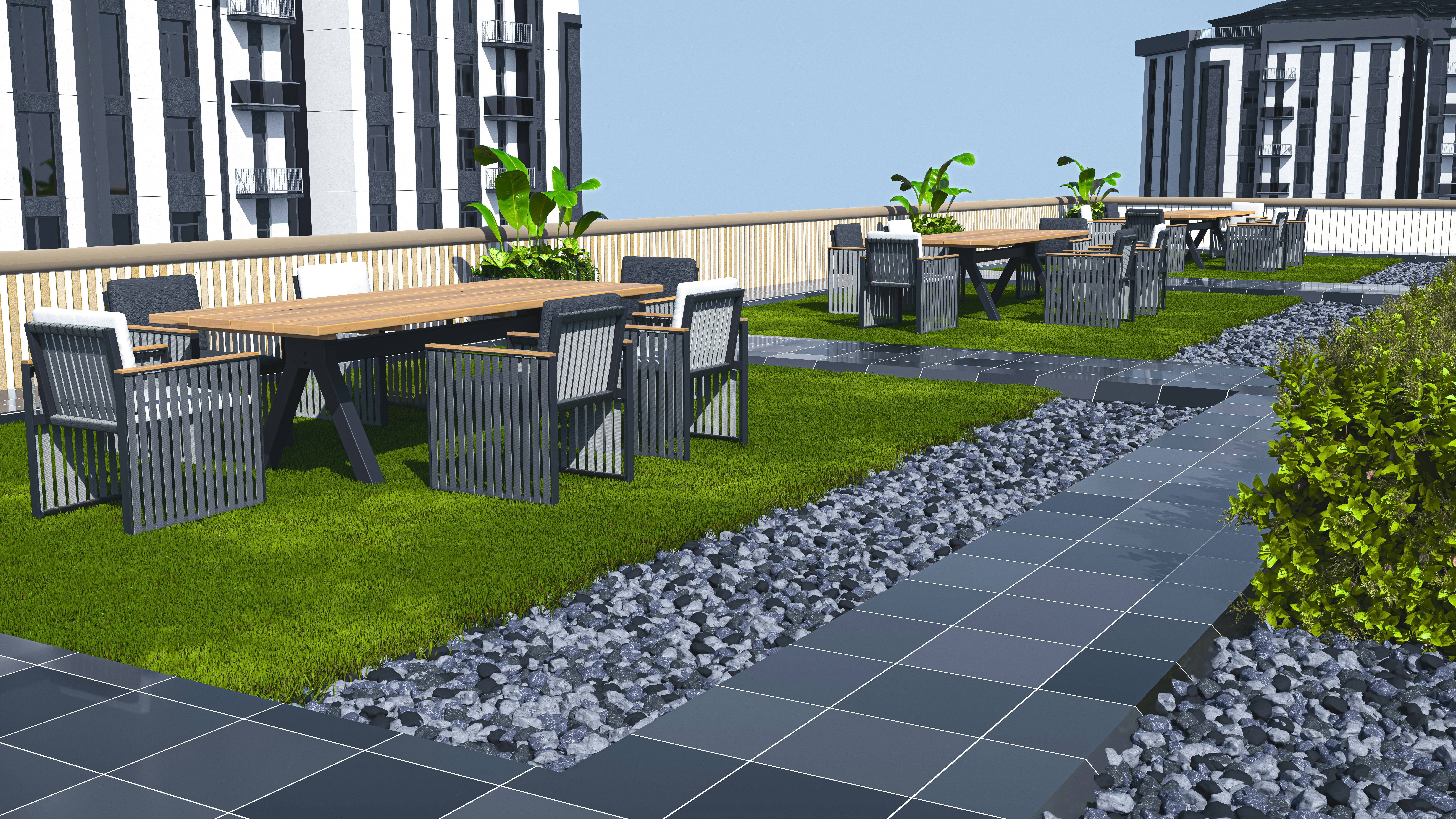  3D Gartenbegehung - Pool - Garten - Goldach