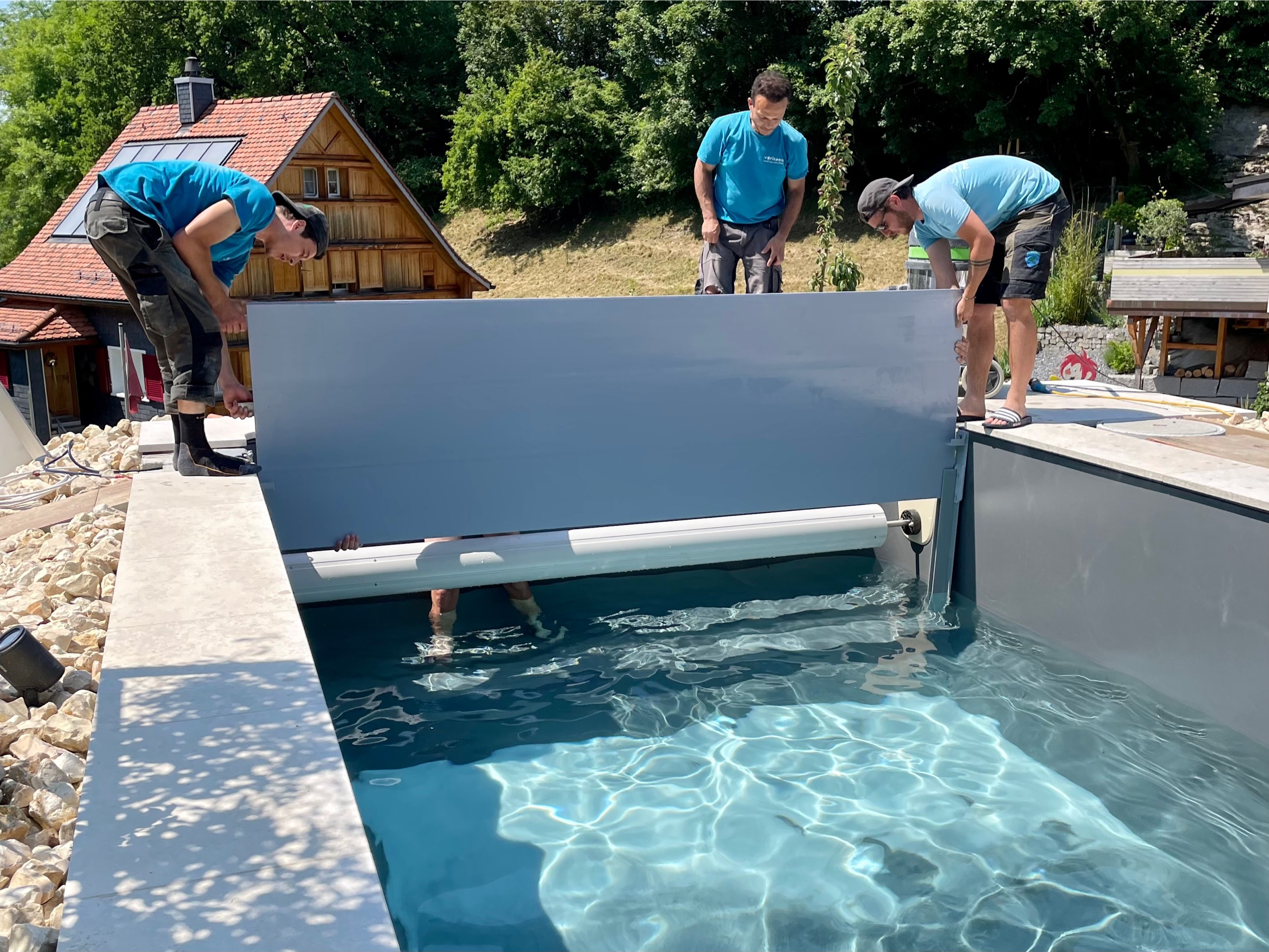 Der eigene Pool. Erholung fast wie Ferien.