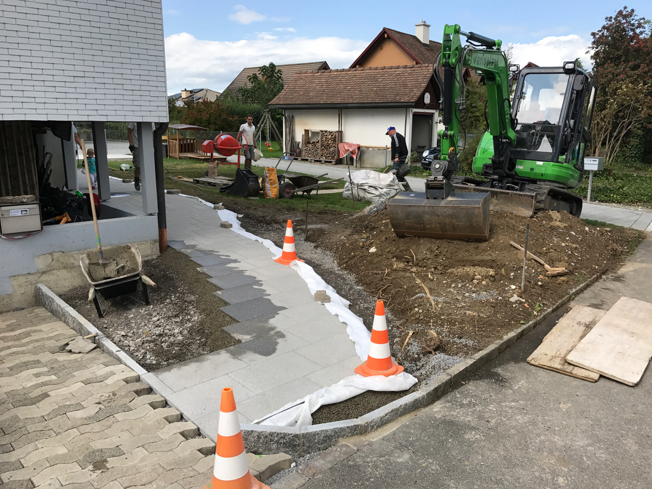 Plattenbeläge erweitern