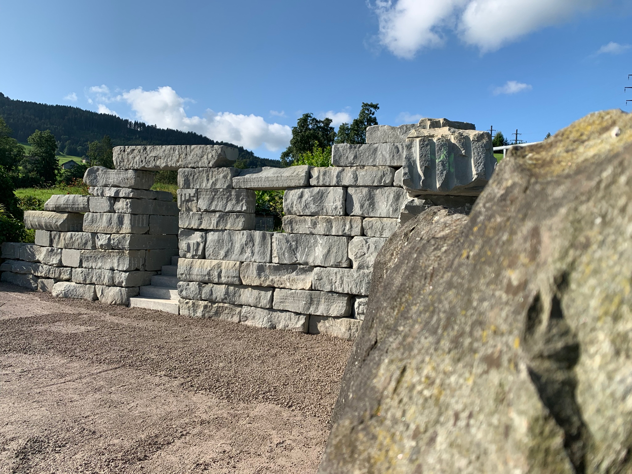 Burgruine als Landschaftsbau